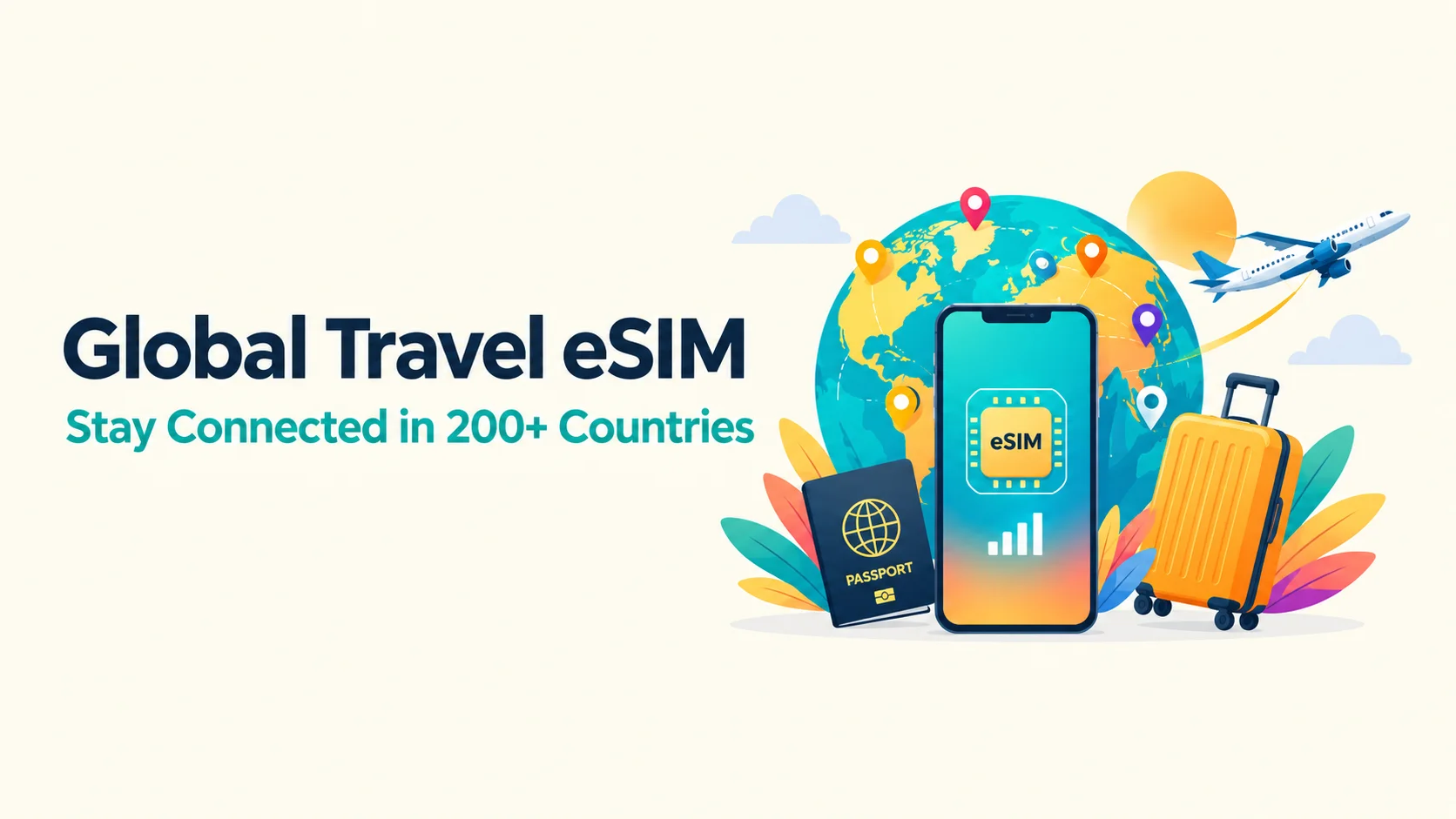 Global travel eSIM for international mobile data connectivity with NexGen Voice